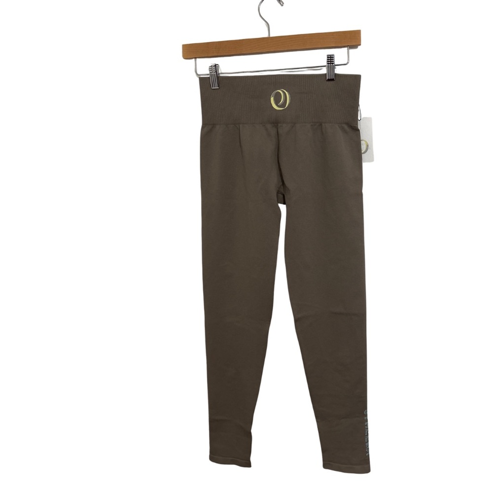 Olive Green Women's Leggings L - Picture 2 of 6